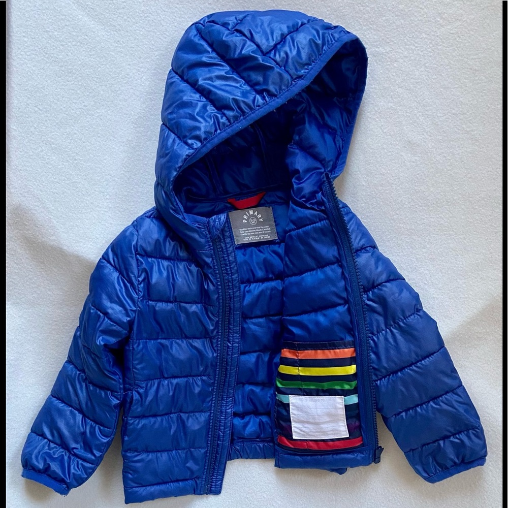 Baby lightweight puffer jacket - blue - 18-24 M